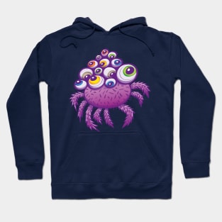 Halloween purple widow spider looks for its way to go back home Hoodie